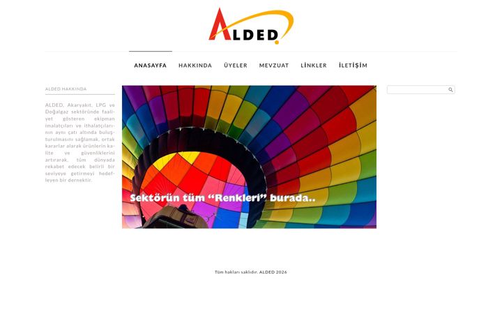 Screenshot of alded.org.tr