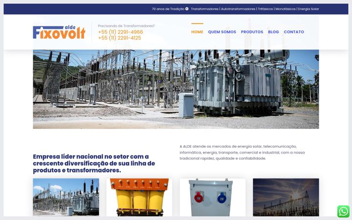 Screenshot ta' aldefixovolt.com.br