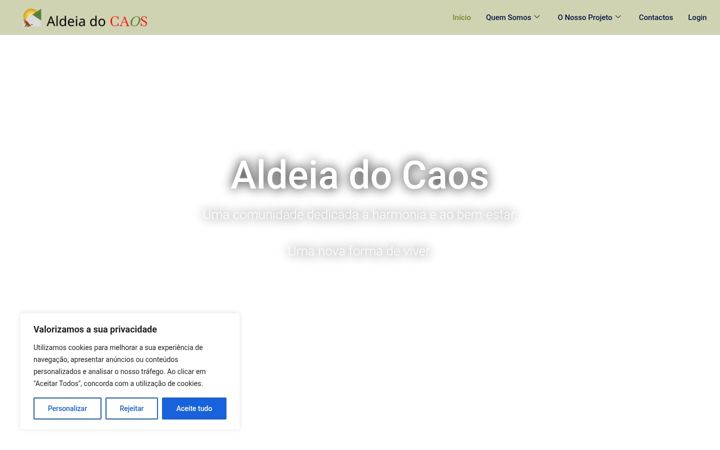 Screenshot of aldeiadocaos.pt