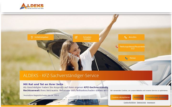 Screenshot of aldeks.de