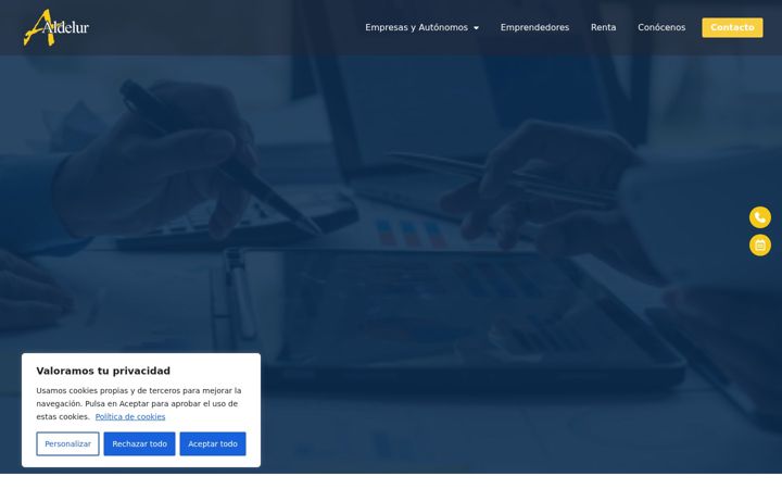 Screenshot of aldelur.com