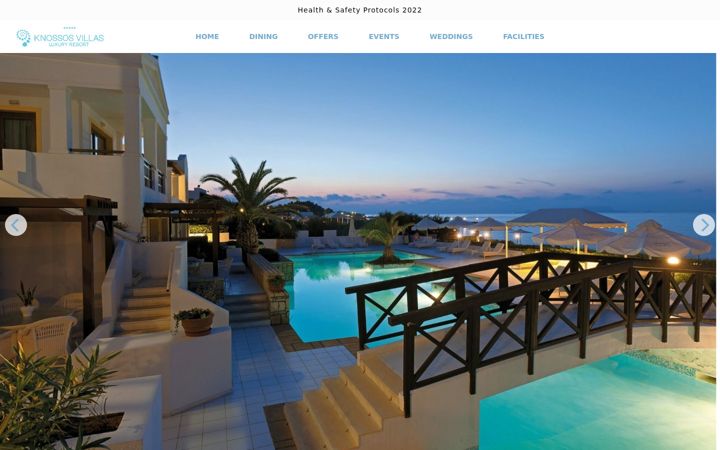 Screenshot of aldemarknossosvillas.gr
