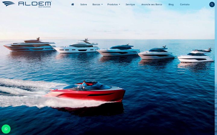 Screenshot of aldembs.com.br