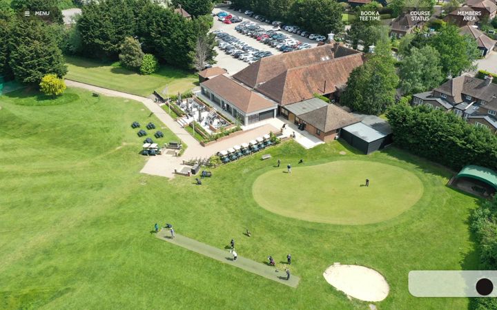 Skjermbilde av aldenhamgolfclub.co.uk