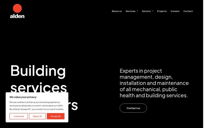 Screenshot of aldenltd.co.uk