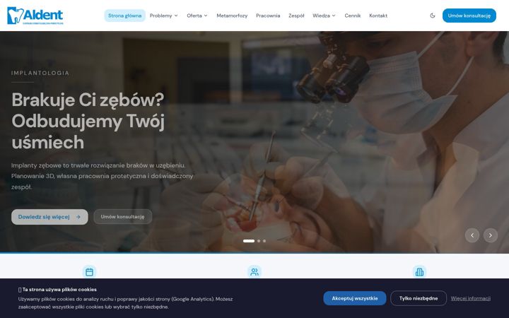 Screenshot of aldent.pl