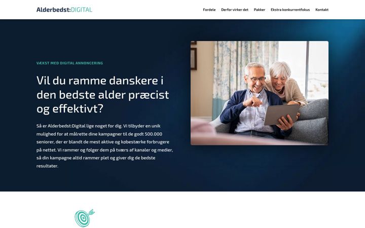 Screenshot of alderbedstdigital.dk