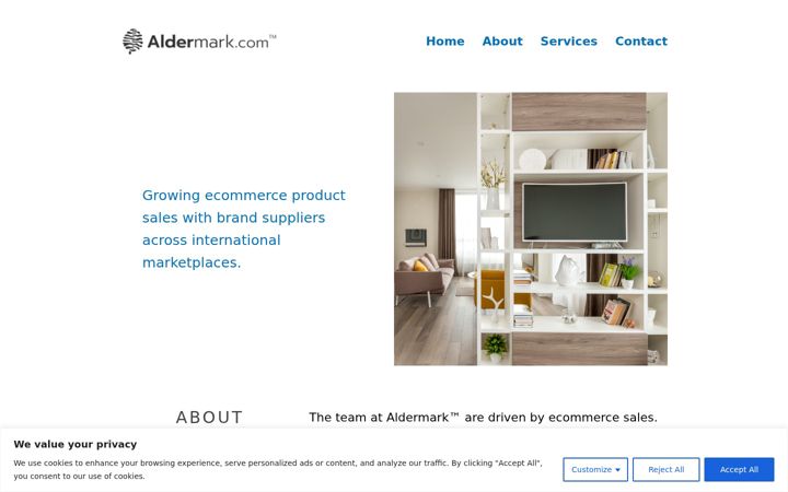 Screenshot of aldermark.com