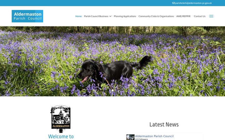 Screenshot of aldermaston.co.uk