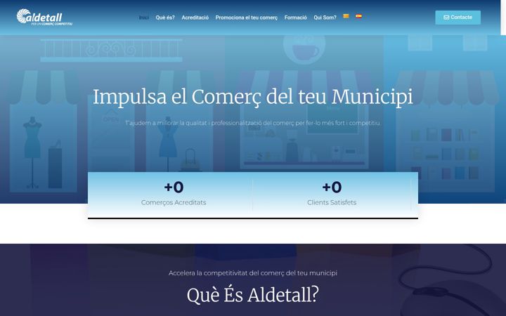 Screenshot of aldetall.cat