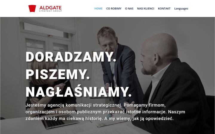 Screenshot of aldgate.pl
