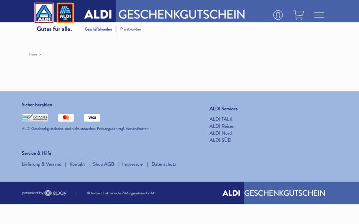 Screenshot van aldi-gutschein.de