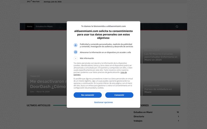 Képernyőkép: aldiaenmiami.com