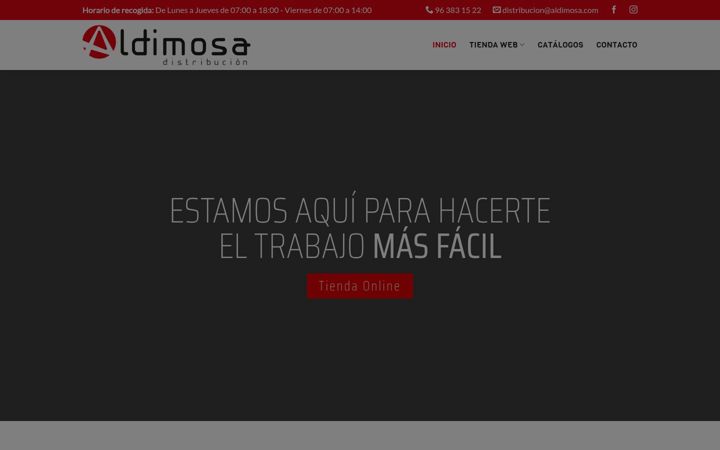Screenshot of aldimosa.com