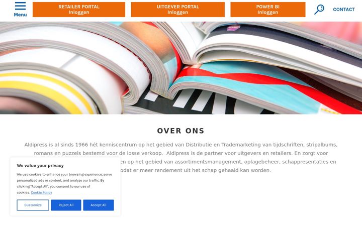 Screenshot of aldipress.nl