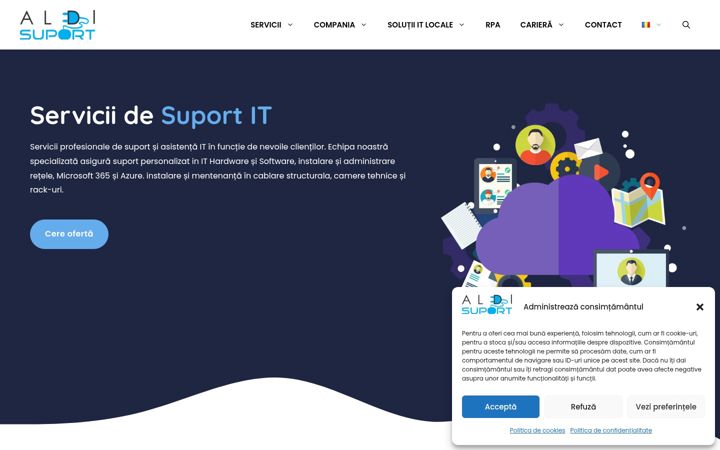 Screenshot von aldisuport.com