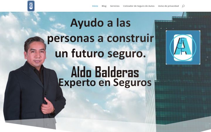 Screenshot of aldobalderas.com.mx
