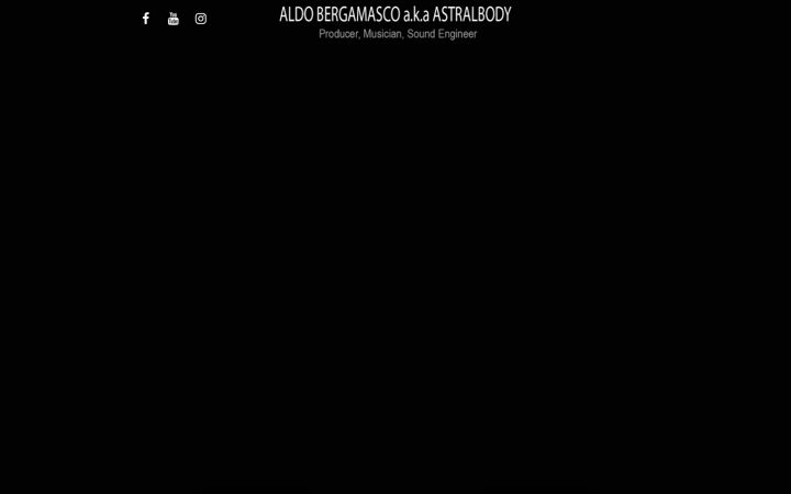 Screenshot of aldobergamasco.com