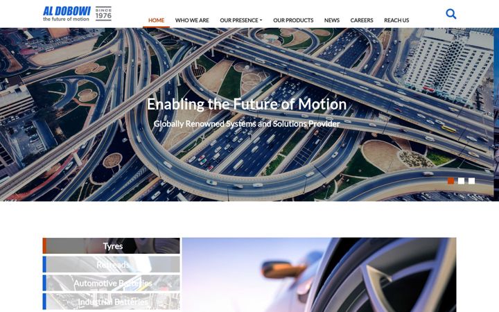 Screenshot of aldobowi.ae