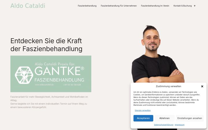 Screenshot of aldocataldi.de