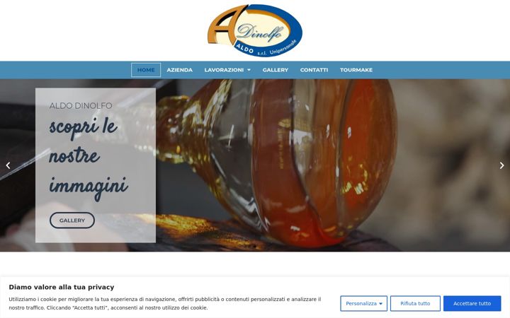 Screenshot of aldodinolfosrl.com
