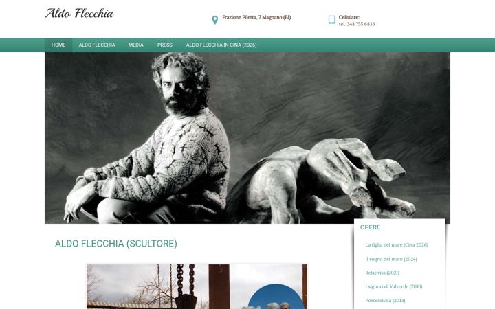 Screenshot of aldoflecchia.it