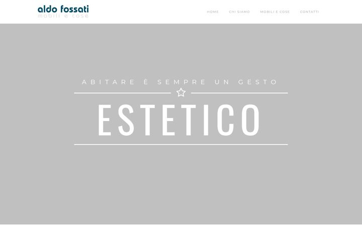 Screenshot of aldofossati.com