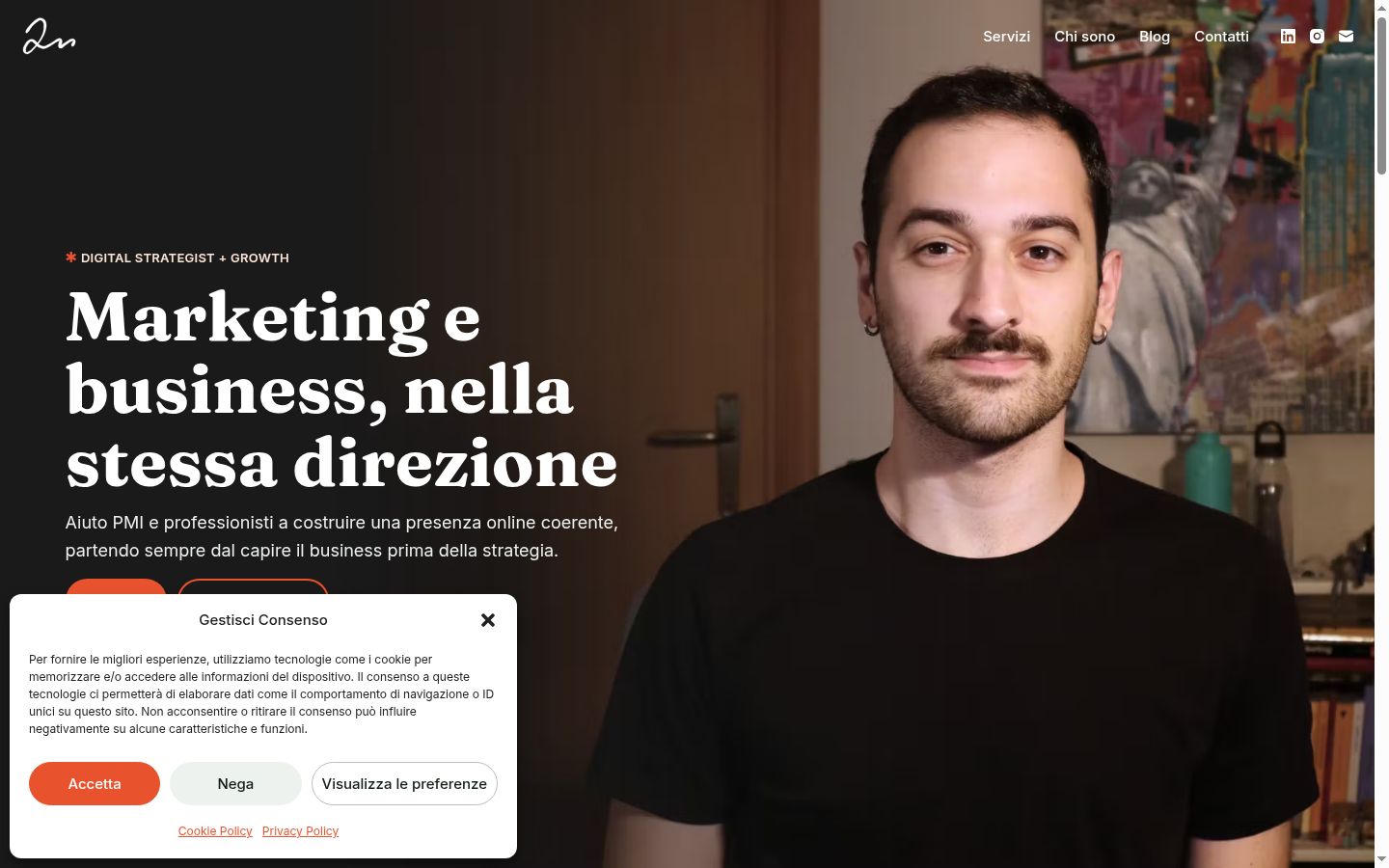 Sutikimo reklamjuostės, rodytos prieš bet kokią sąveiką, ekrano kopija