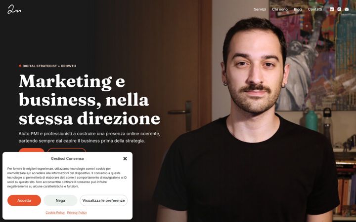 Screenshot of aldomascio.it