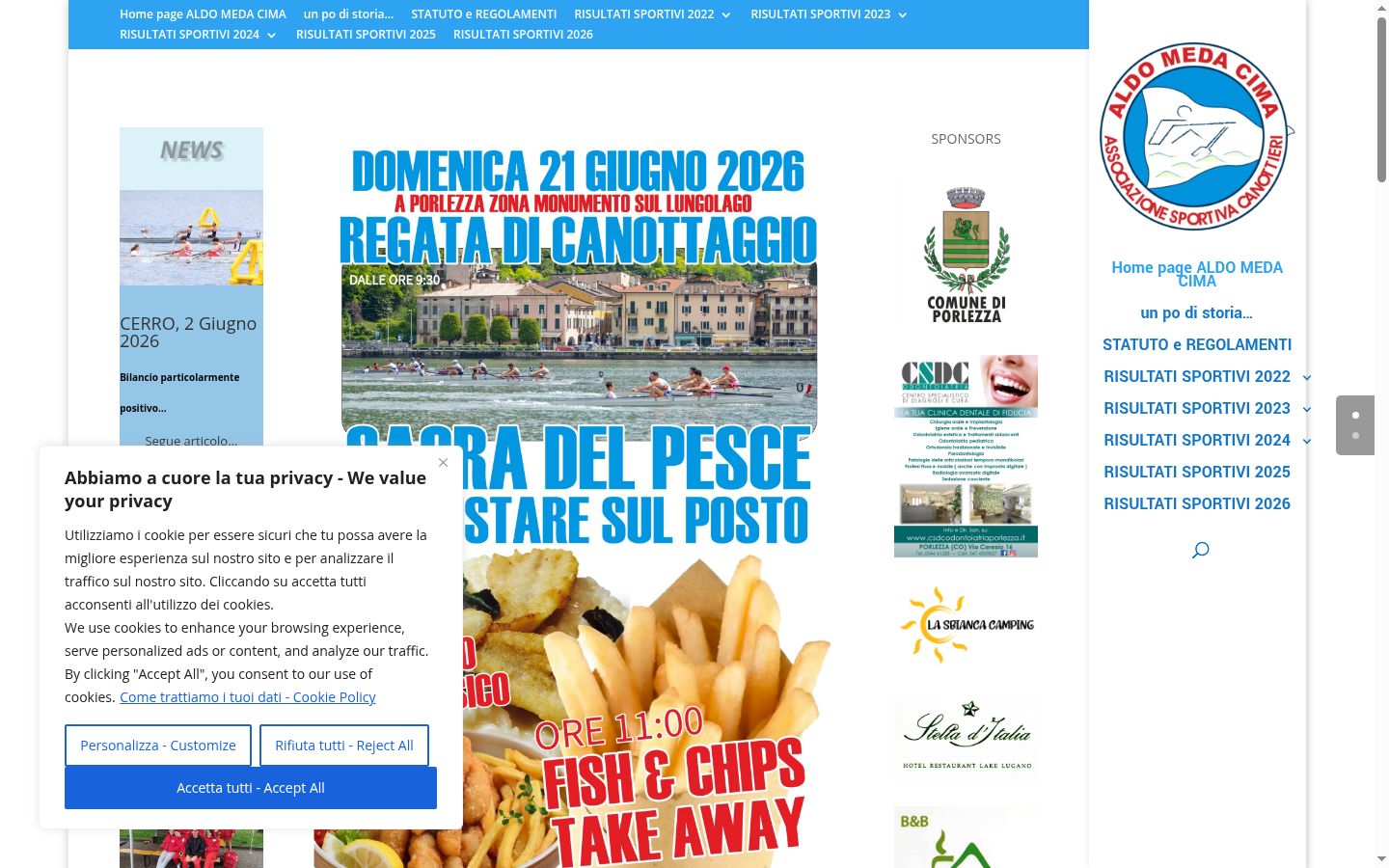 Screenshot tal-banner tal-kunsens muri qabel kwalunkwe interazzjoni