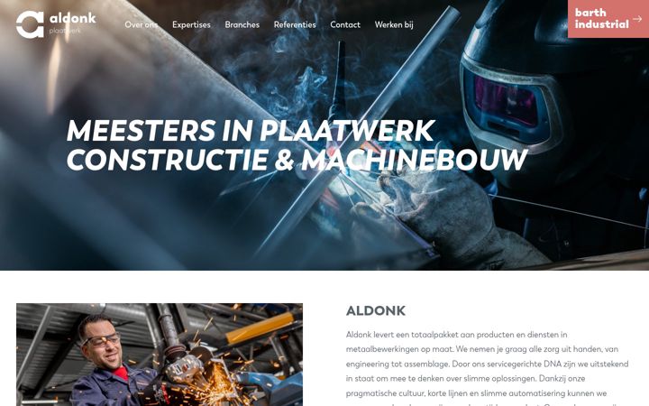 Skærmbillede af aldonk.com