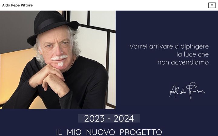 Screenshot of aldopepe.it
