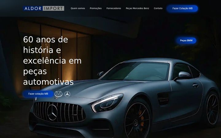 Screenshot of aldor.com.br