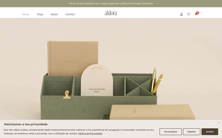 Screenshot of aldora.pt