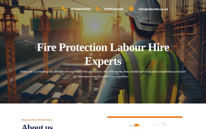 Screenshot of aldorltd.co.uk