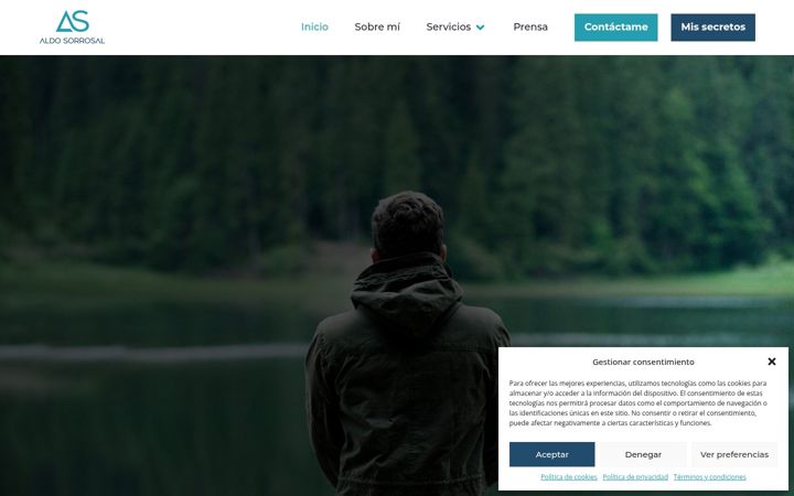 Screenshot of aldosorrosal.com