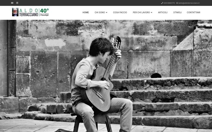 Screenshot of aldoterracciano.it