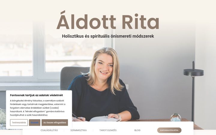 Screenshot of aldottrita.hu