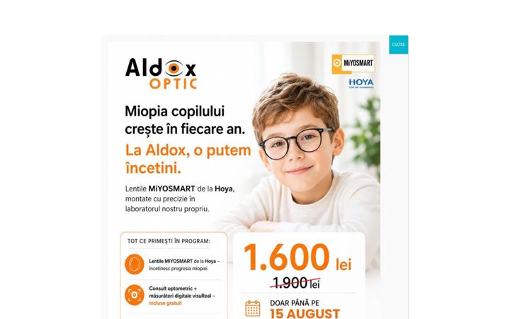Screenshot of aldoxoptica.ro