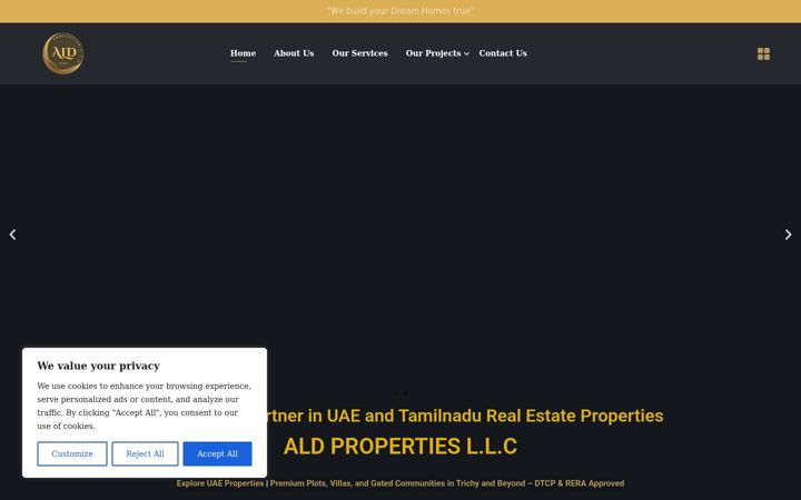 Screenshot of aldpropertiesllc.com