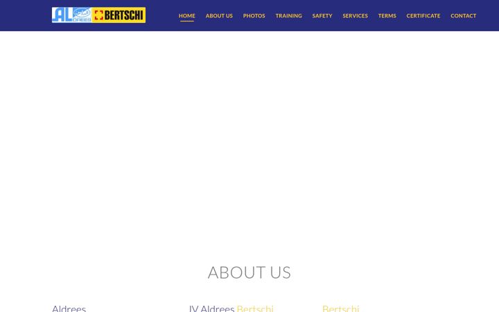 Screenshot of aldreesbertschi.com