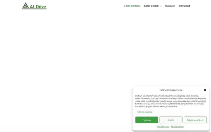 Screenshot of aldrive.fi