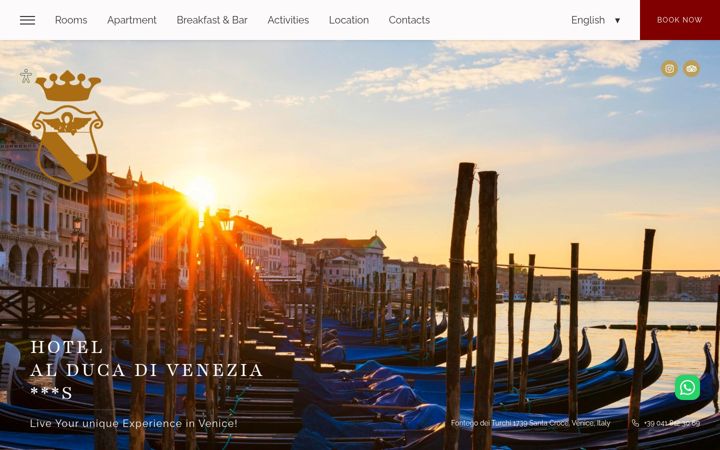 Ekrānuzņēmums no alducadivenezia.com