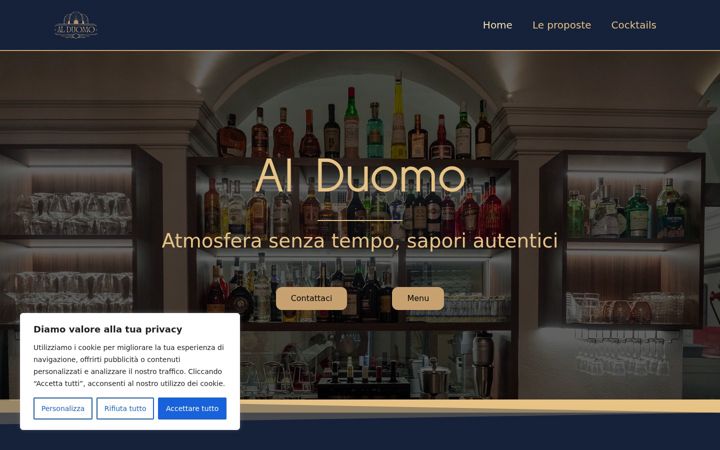 Screenshot of alduomovarazze.it