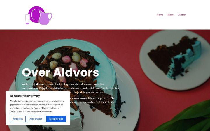 Screenshot of aldvors.nl