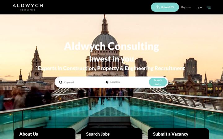 Screenshot of aldwychconsulting.com