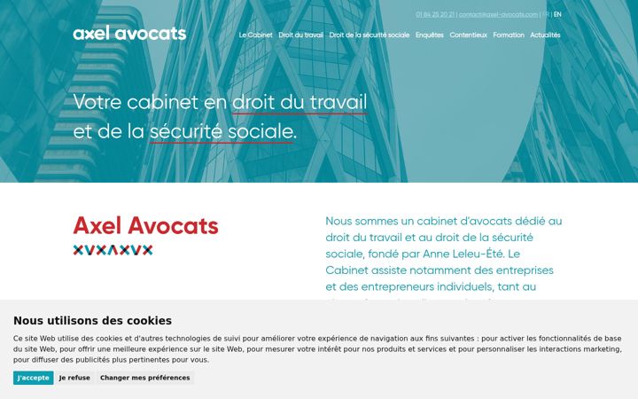Ekrānuzņēmums no ale-avocats.com