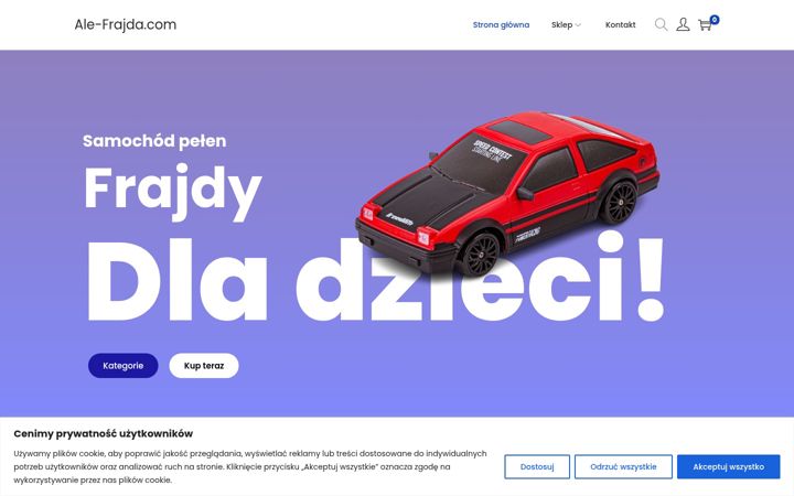 Screenshot of ale-frajda.com