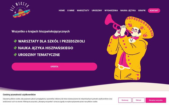 Screenshot of ale-meksyk.pl