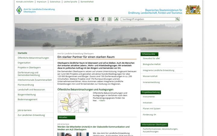 Screenshot of ale-oberbayern.bayern.de